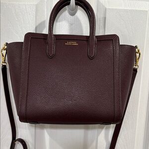 Lauren Ralph Lauren Deep Brown Satchel